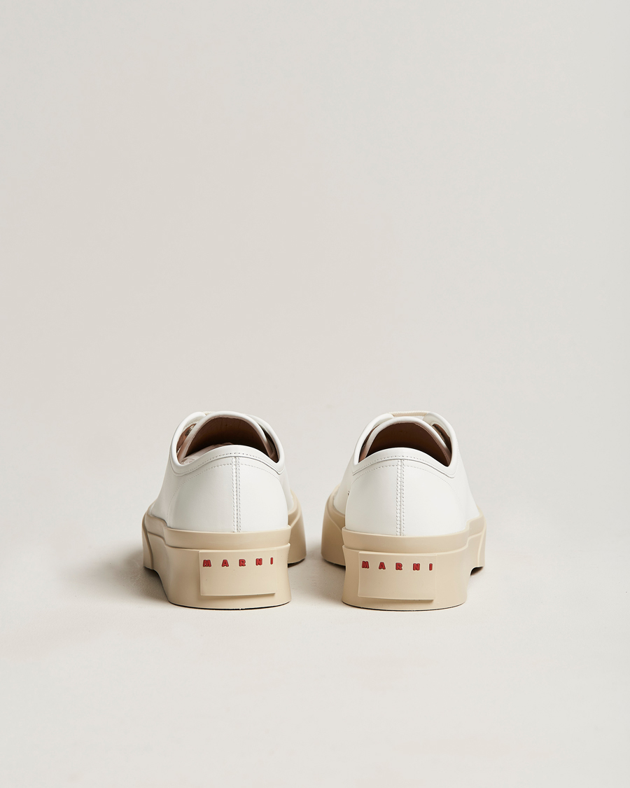 Men | Marni Pablo Leather Sneakers Lily White | Marni | Pablo Leather Sneakers Lily White