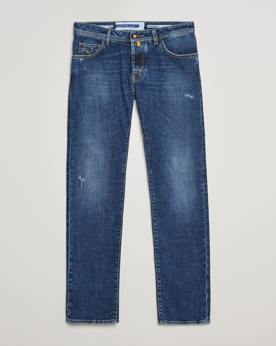 Men | Jeans | Jacob Cohën | Nick Slim Fit Stretch Jeans Blue