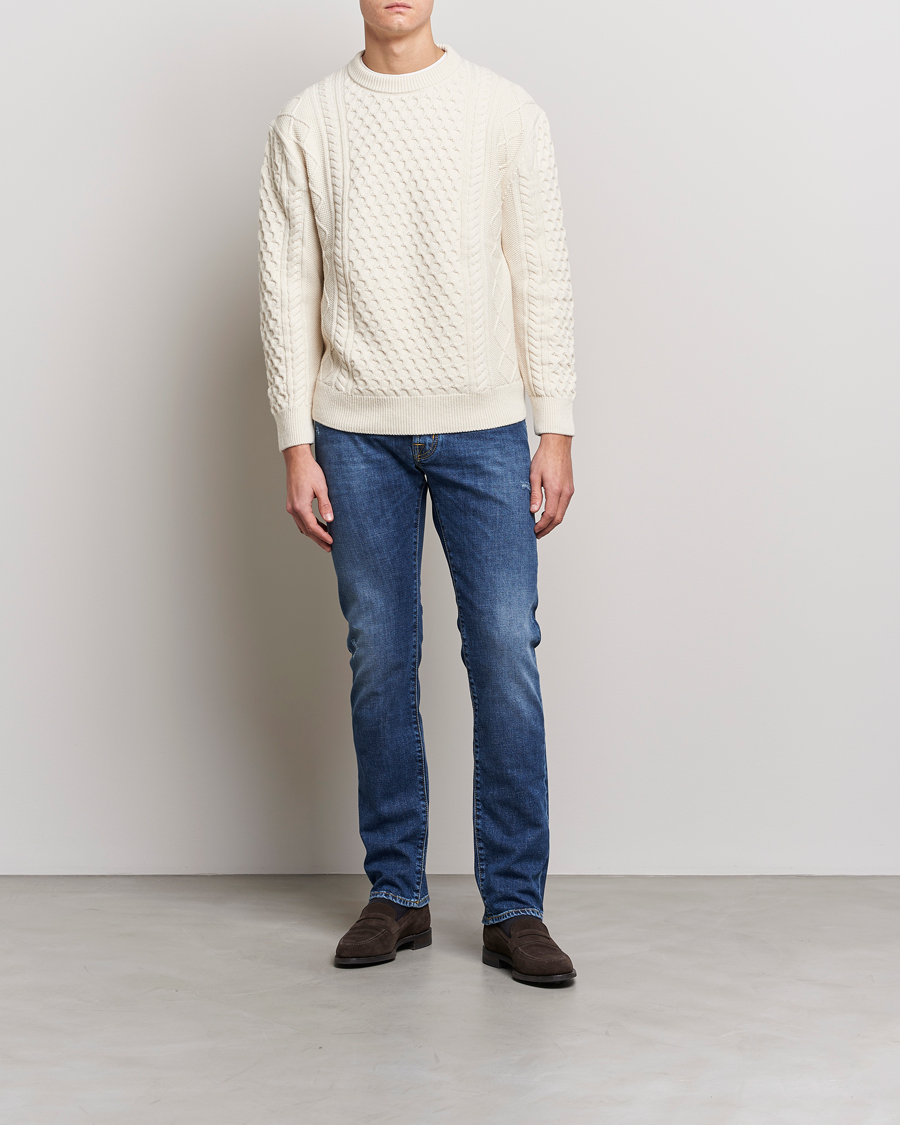 Men | Jeans | Jacob Cohën | Nick Slim Fit Stretch Jeans Blue