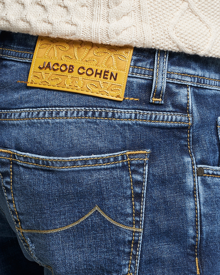Men | Jeans | Jacob Cohën | Nick Slim Fit Stretch Jeans Blue