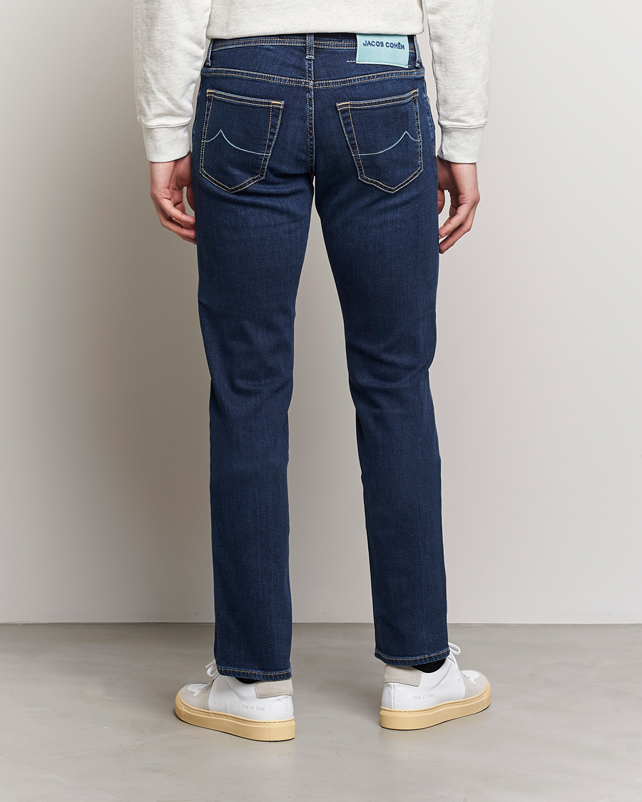 Men | Jeans | Jacob Cohën | Nick Slim Fit Stretch Jeans Dark Blue