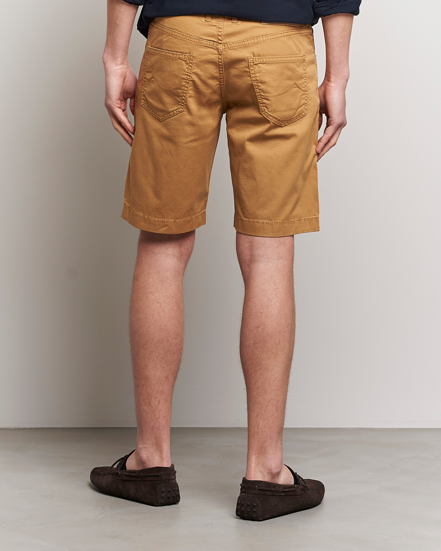 Men | Shorts | Jacob Cohën | Nicolas Cotton Twill Shorts Beige