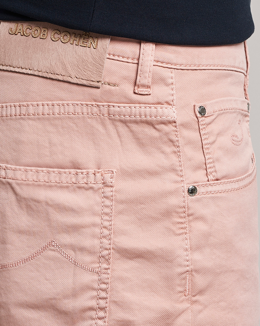 Men | Shorts | Jacob Cohën | Nicolas Cotton Twill Shorts Pink