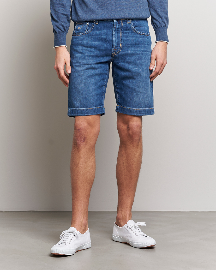 Men | Shorts | Jacob Cohën | Nicolas Jeans Shorts Light Blue