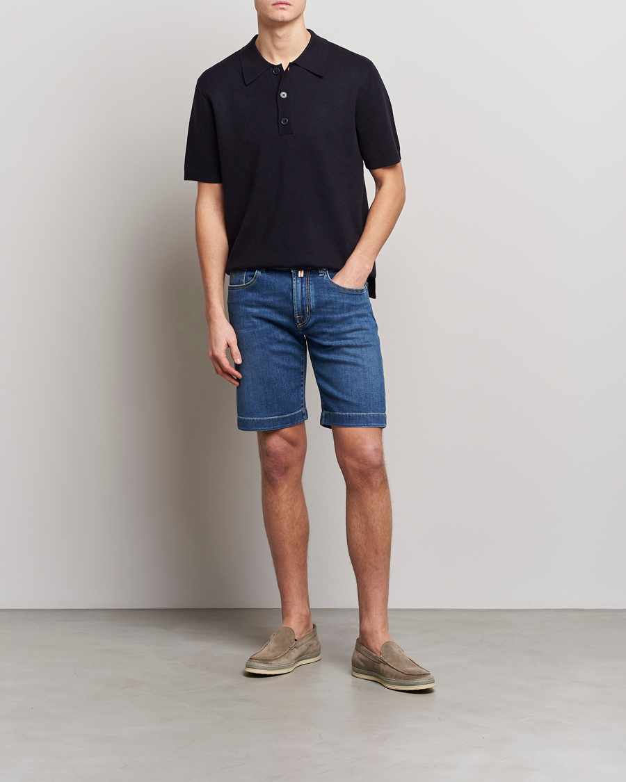 Men | Shorts | Jacob Cohën | Nicolas Jeans Shorts Mid Blue