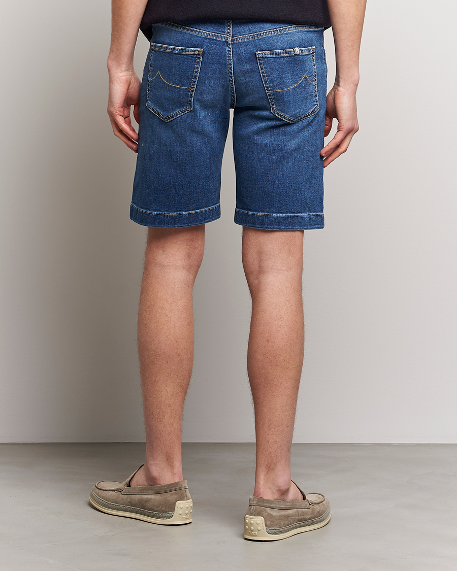 Men | Shorts | Jacob Cohën | Nicolas Jeans Shorts Mid Blue