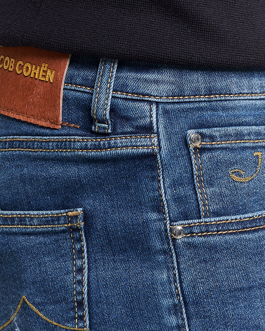 Men | Shorts | Jacob Cohën | Nicolas Jeans Shorts Mid Blue