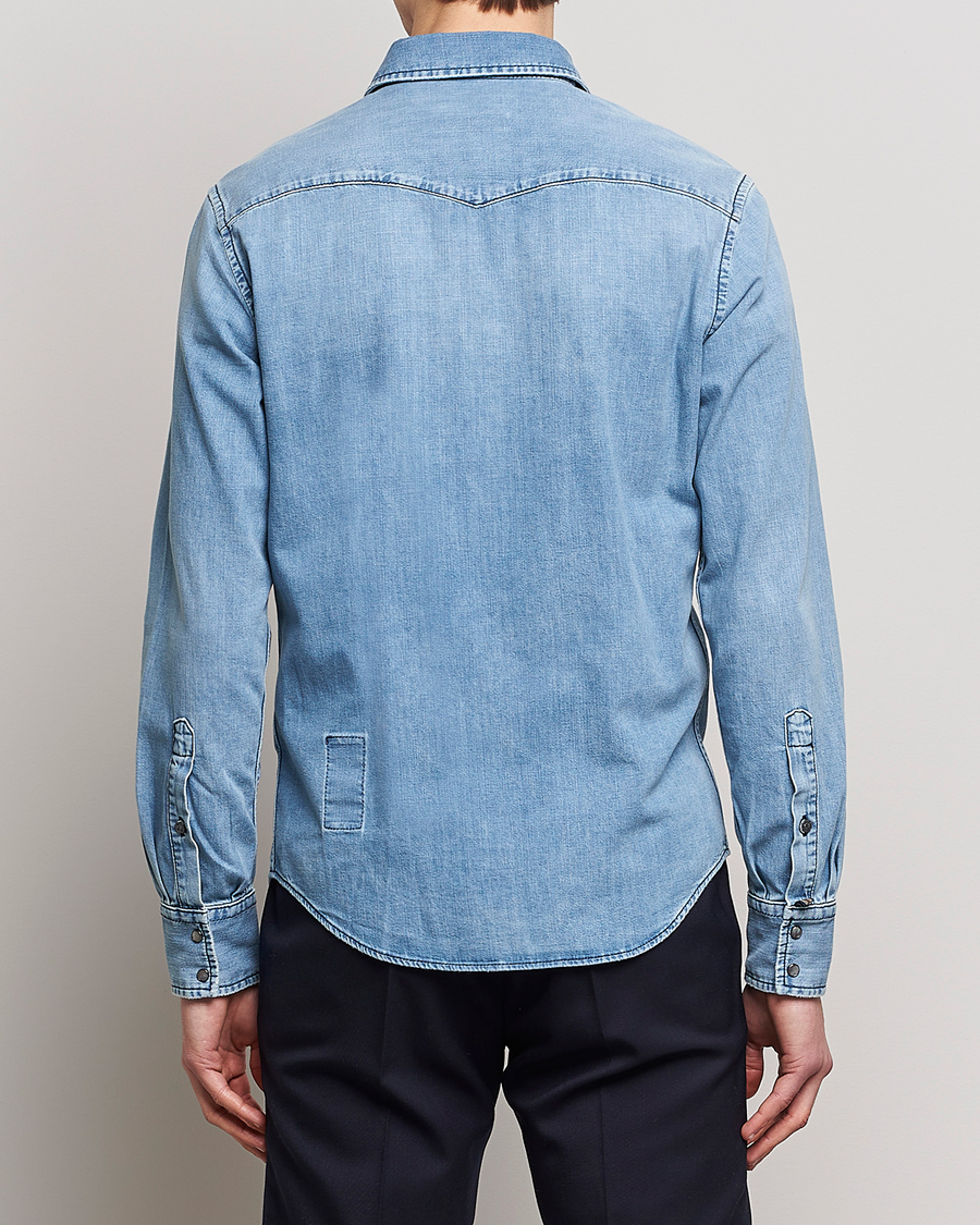 Men | Shirts | Jacob Cohën | Western Denim Shirt Light Blue
