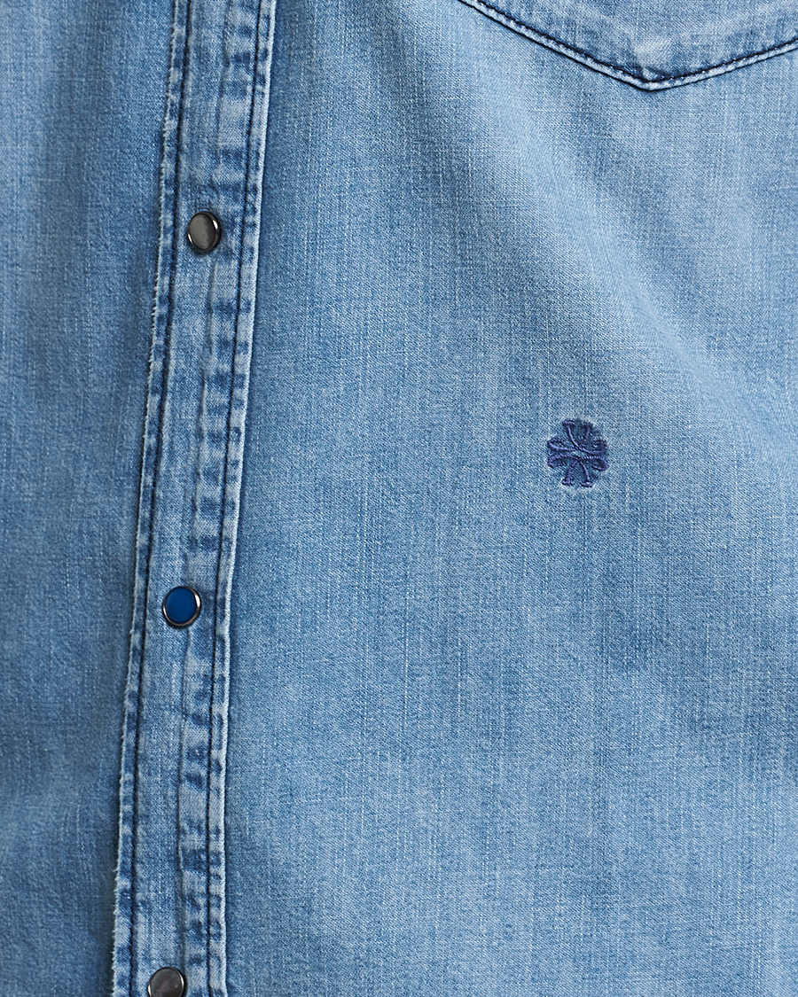 Men | Shirts | Jacob Cohën | Western Denim Shirt Light Blue
