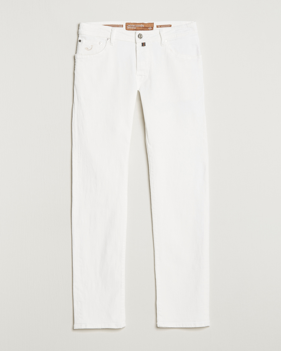 Men | Jeans | Jacob Cohën | Nick Limited Edition Slim Fit Jeans White