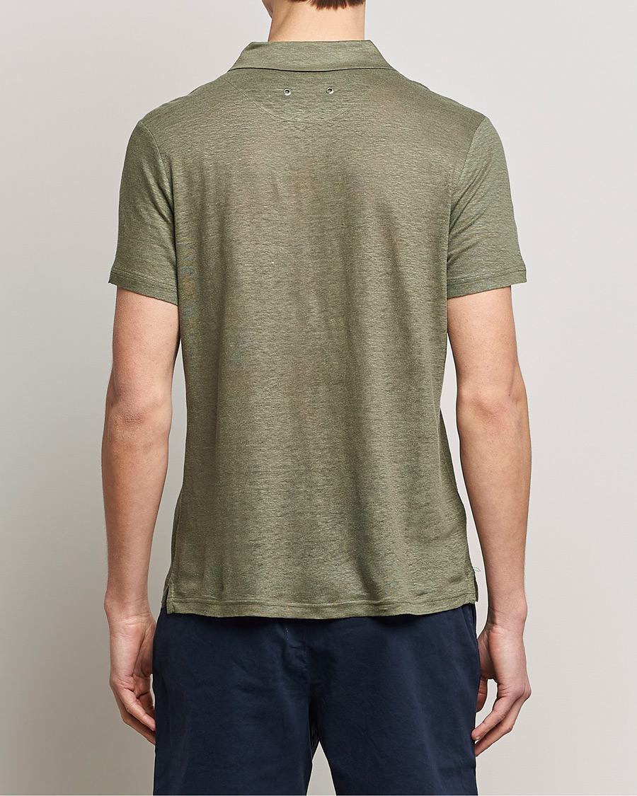 Men | Polo Shirts | Vilebrequin | Jersey Linen Polo Olivier