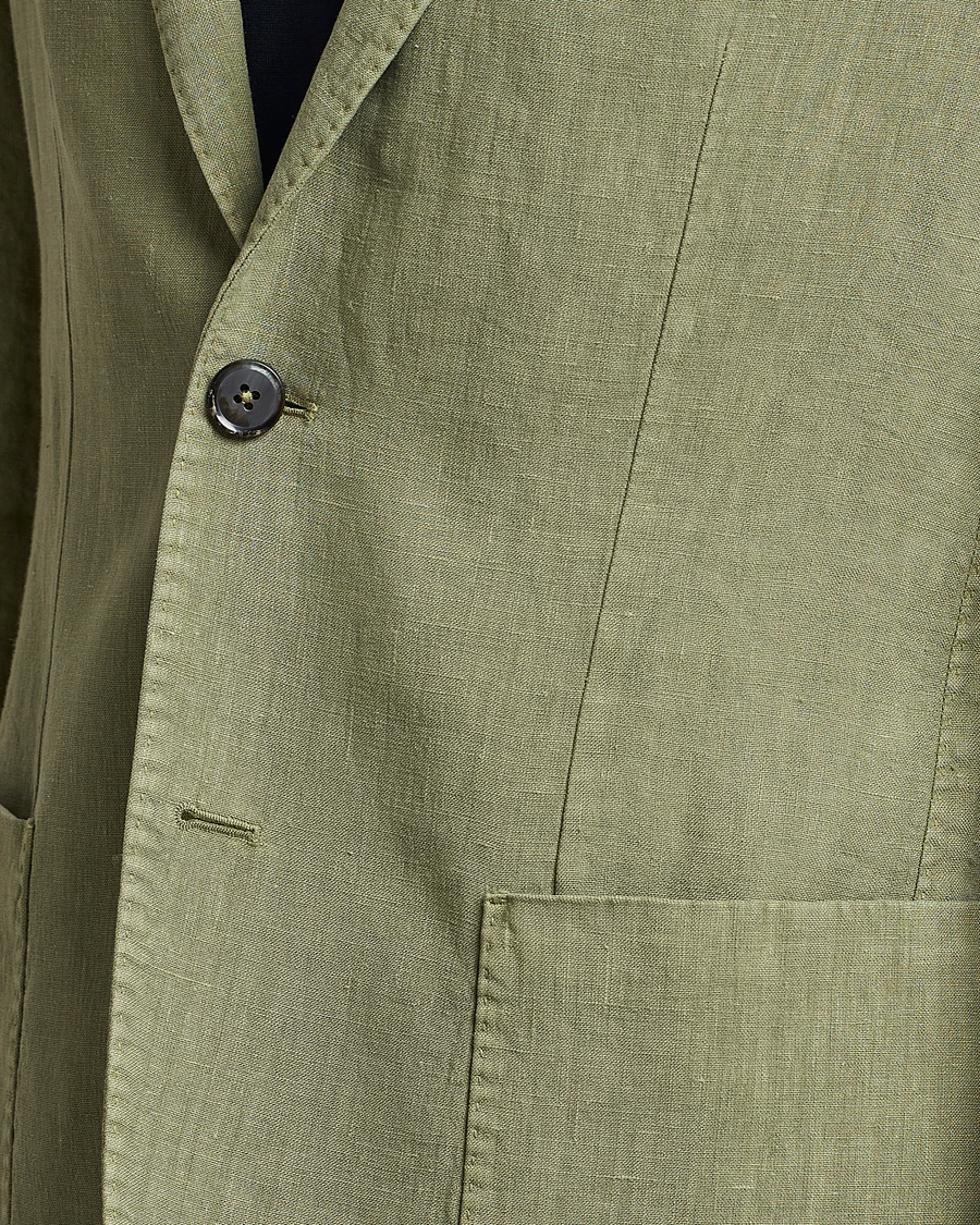 Men | Blazers | L.B.M. 1911 | Jack Regular Fit Linen Blazer Light Green