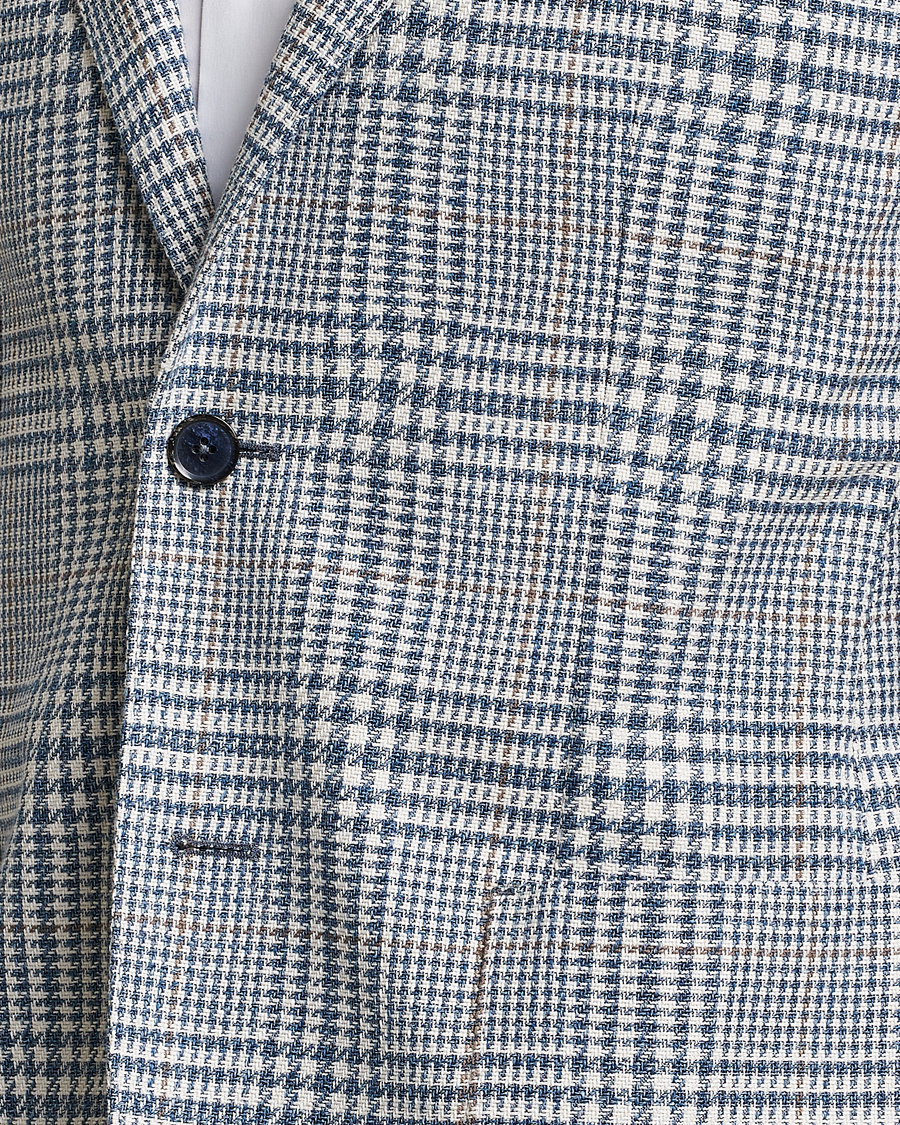 Men | Blazers | L.B.M. 1911 | Jack Regular Fit Houndstooth Checked Blazer Blue