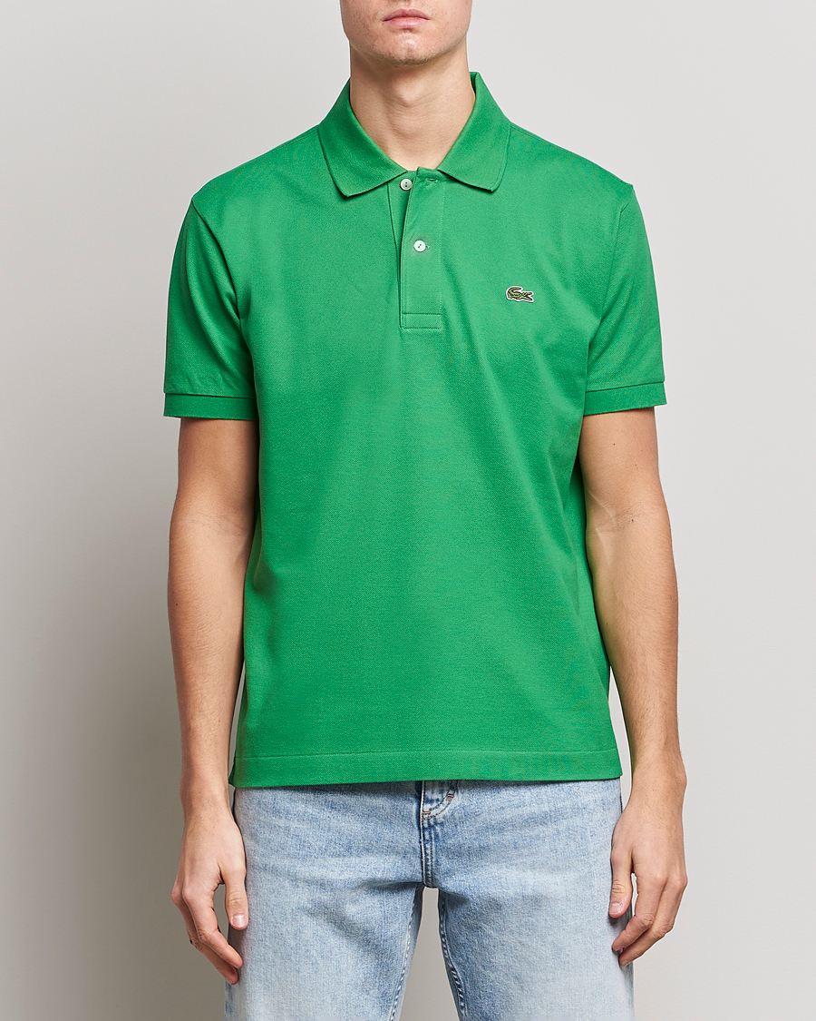 Men | Short Sleeve Polo Shirts | Lacoste | Original Polo Piké Tarragon