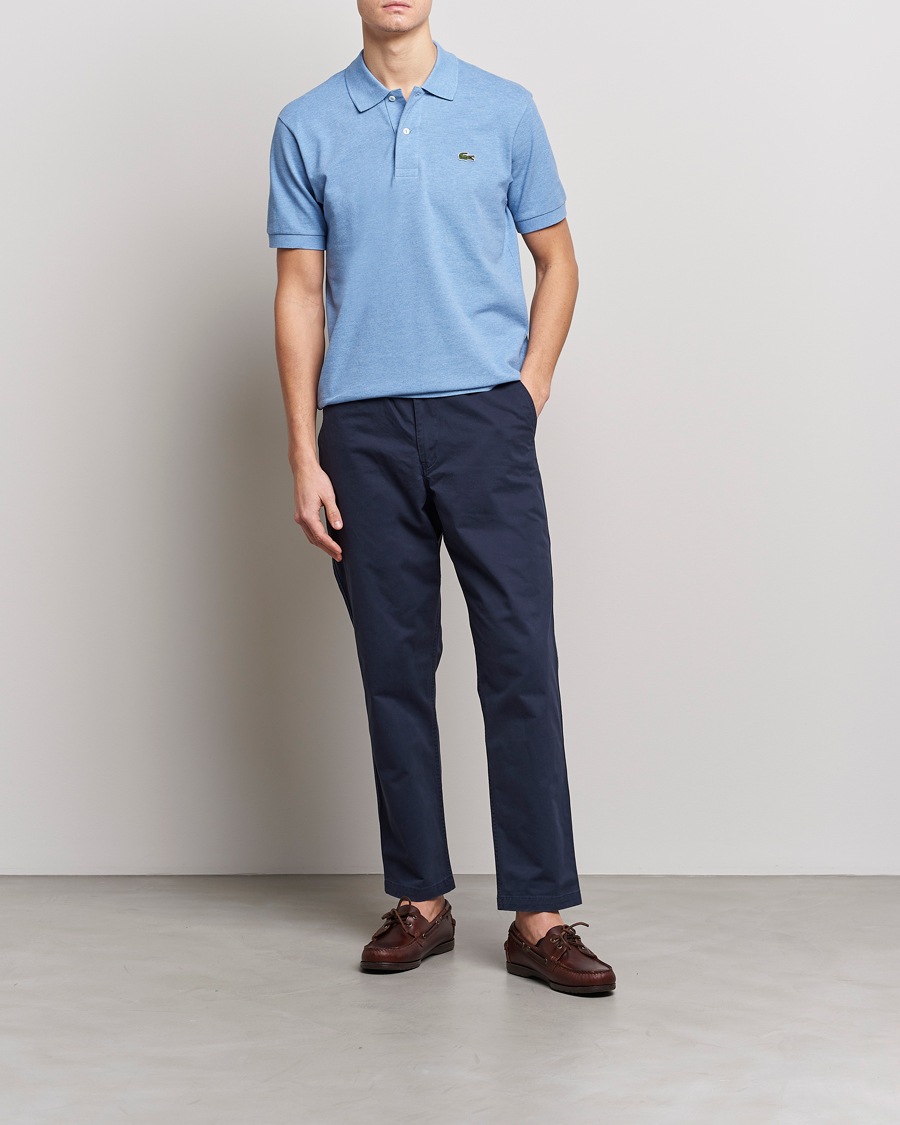 Men | Polo Shirts | Lacoste | Original Melange Polo Piké Heather Thermal