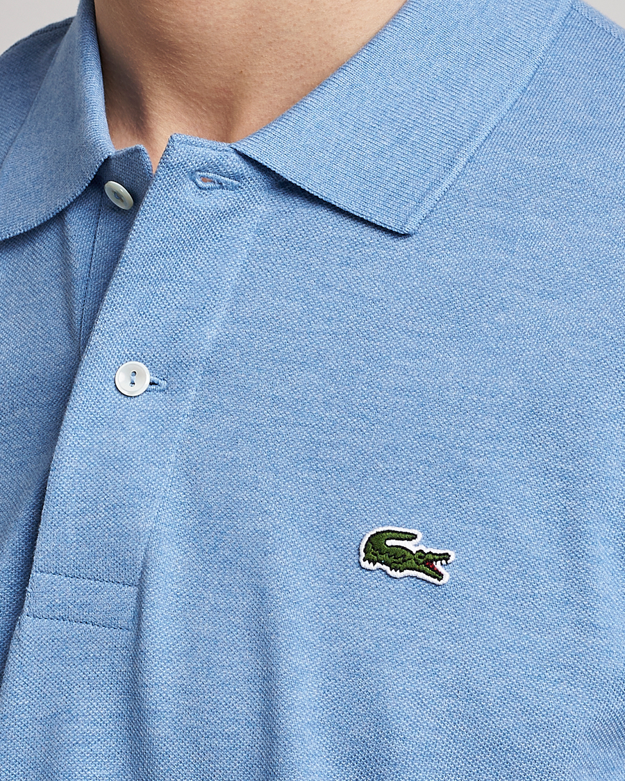 Men | Polo Shirts | Lacoste | Original Melange Polo Piké Heather Thermal