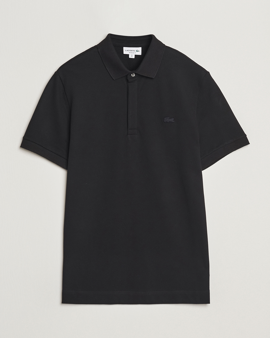 Men | Polo Shirts | Lacoste | Paris Polo Piké Black