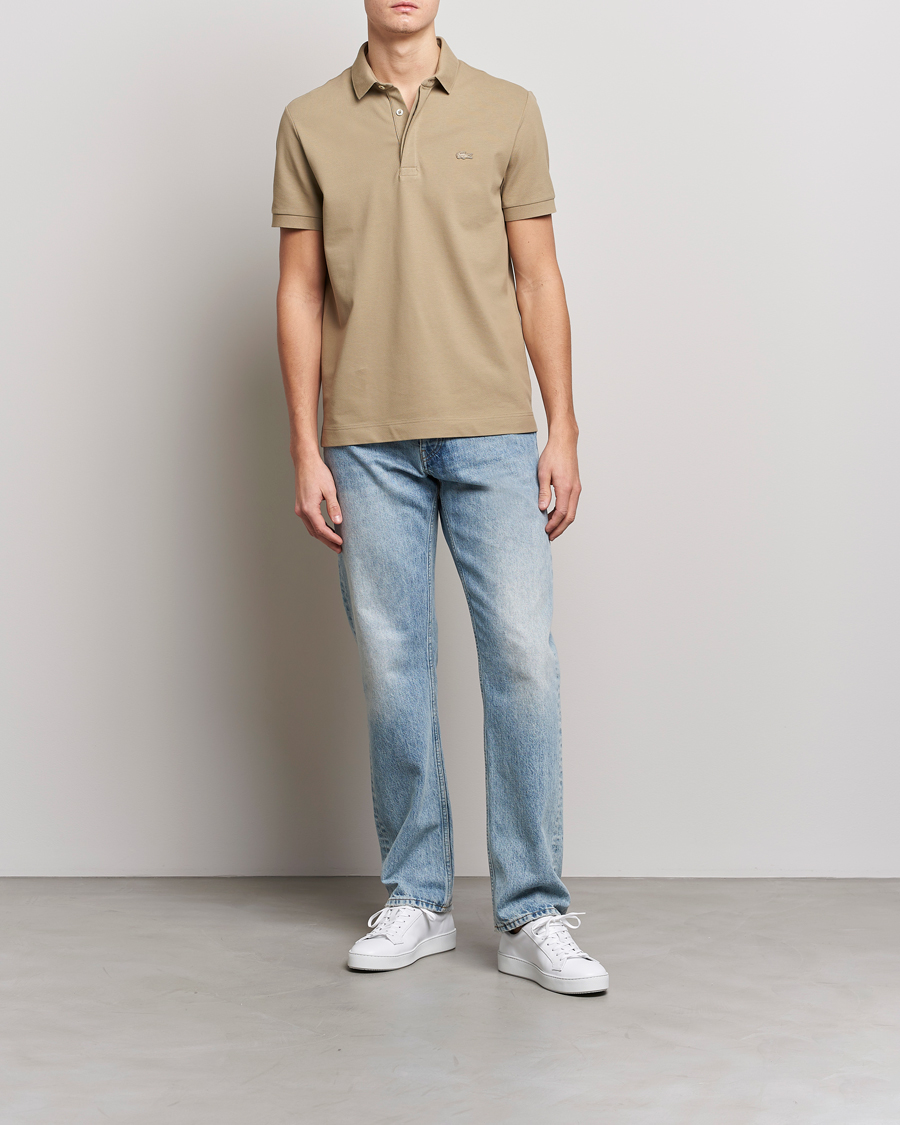 Men | Polo Shirts | Lacoste | Regular Fit Tonal Crocodile Piké Lion