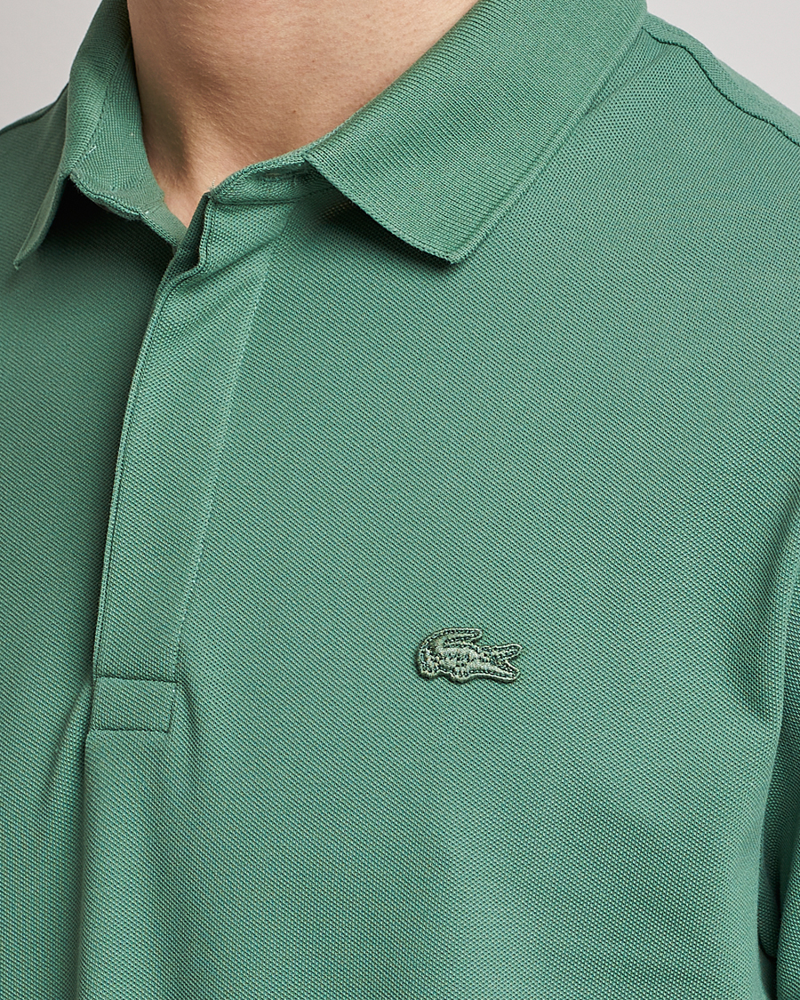 Men | Polo Shirts | Lacoste | Regular Fit Tonal Crocodile Piké Ash Tree