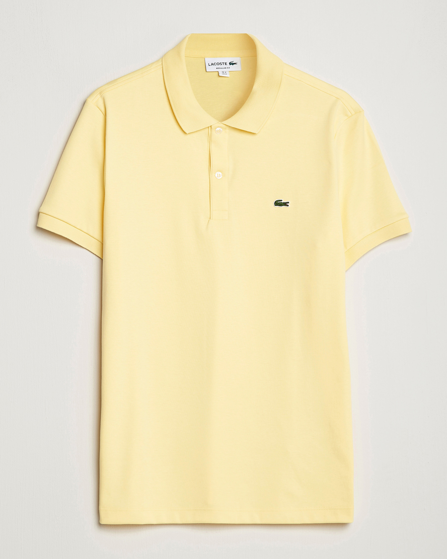 Men | Polo Shirts | Lacoste | Pima Interlock Piké Yellow