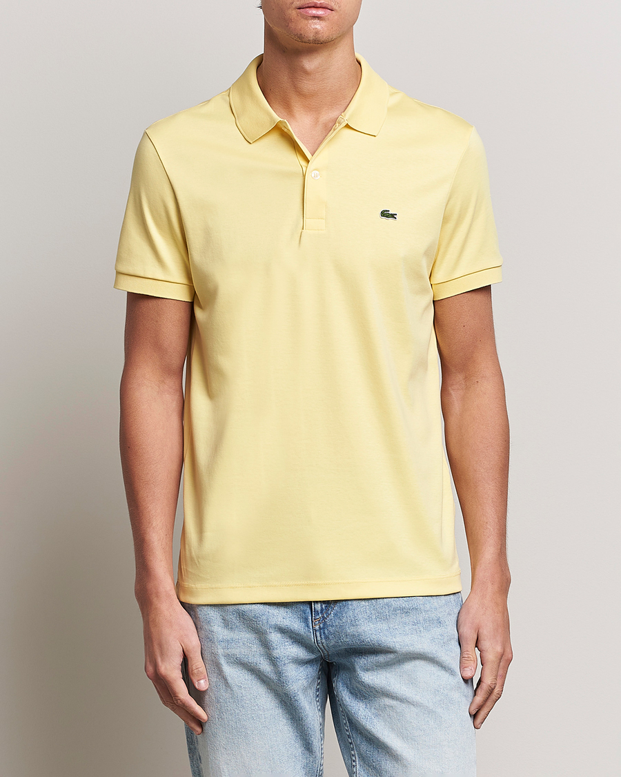 Men | Polo Shirts | Lacoste | Pima Interlock Piké Yellow
