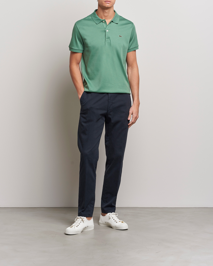 Men | Polo Shirts | Lacoste | Pima Interlock Piké Ash Tree
