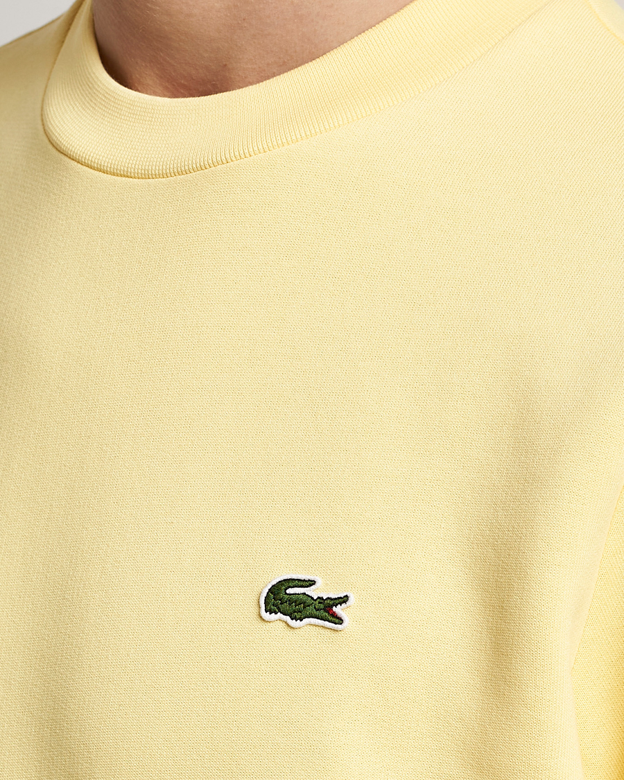 Men | Sweaters & Knitwear | Lacoste | Crew Neck Sweatshirt Yellow