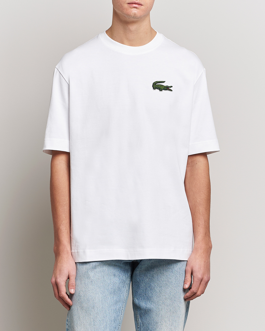 Men | T-Shirts | Lacoste | Loose Fit T-Shirt White
