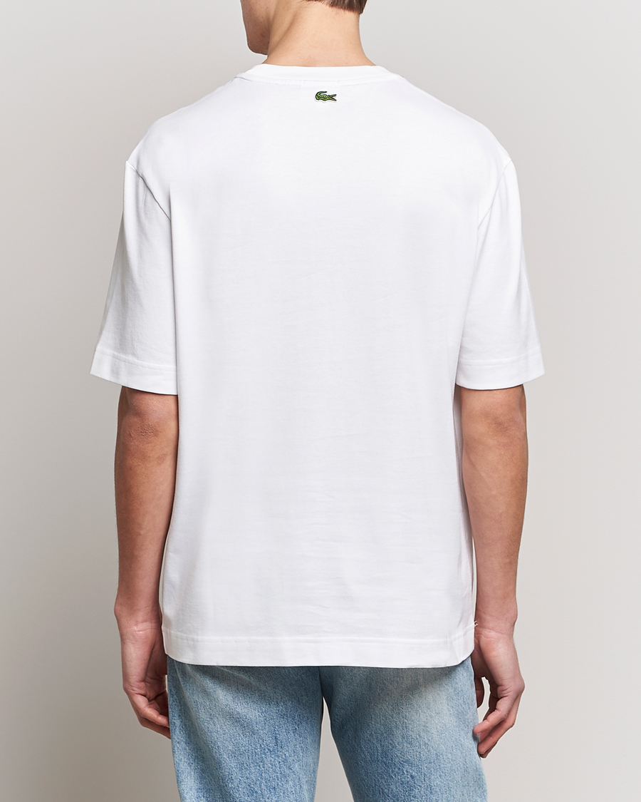 Men | T-Shirts | Lacoste | Loose Fit T-Shirt White