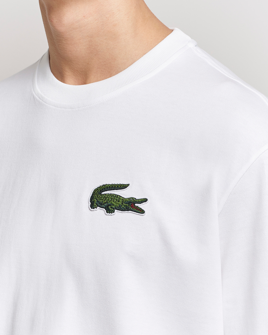 Lacoste Loose Fit T-Shirt White CareOfCarl.com