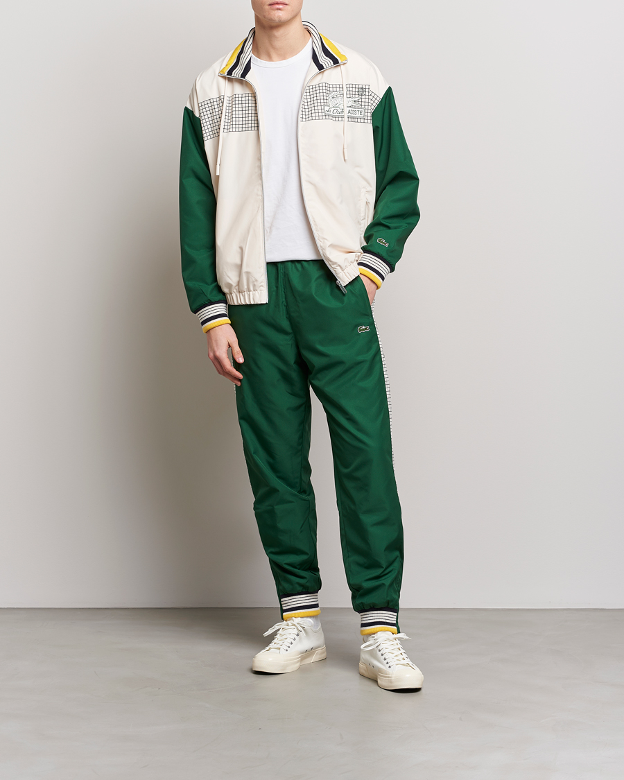 Men | Coats & Jackets | Lacoste | Héritage net Print Water Repellent Jacket Lapland