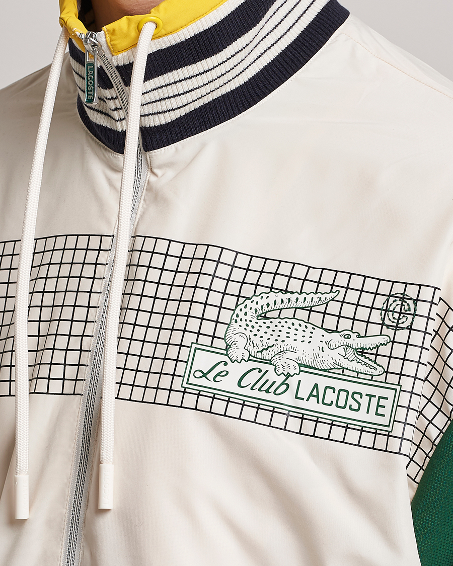 Men | Coats & Jackets | Lacoste | Héritage net Print Water Repellent Jacket Lapland