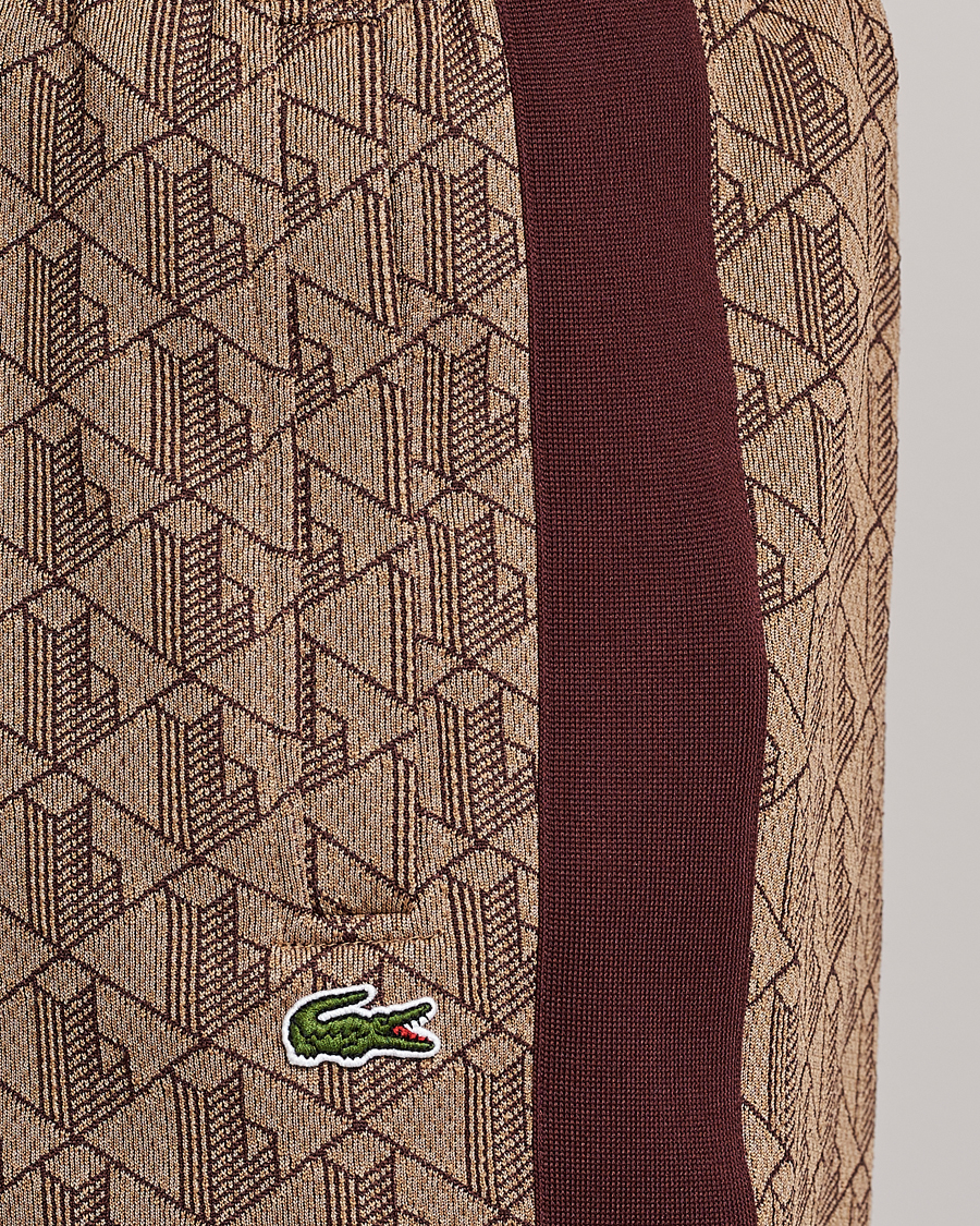 Men | Trousers | Lacoste | Monogram Trackpant Viennese/Expresso