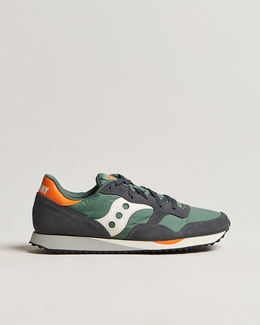 Men | Saucony DXN Trainer Sneaker Green/White/Orange | Saucony | DXN Trainer Sneaker Green/White/Orange
