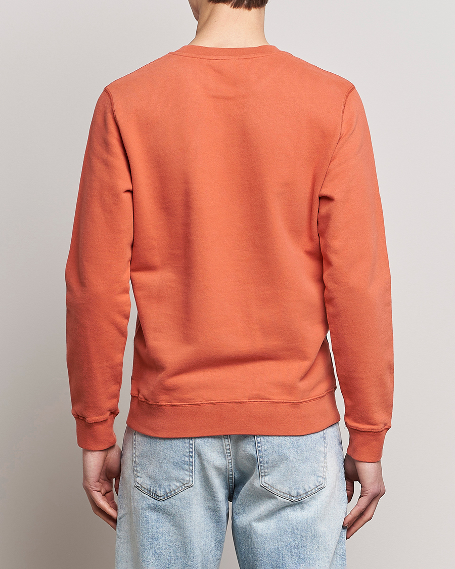 Men | Sweaters & Knitwear | Sunspel | Loopback Sweatshirt Burnt Sienna