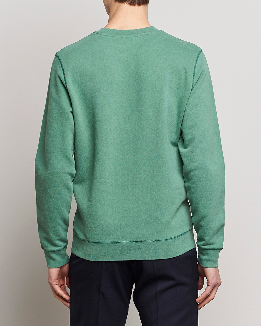 Men | Sweaters & Knitwear | Sunspel | Loopback Sweatshirt Thyme