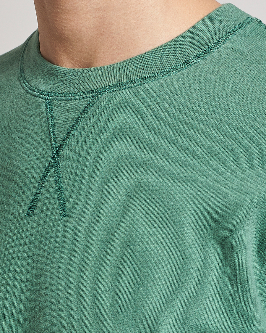 Men | Sweaters & Knitwear | Sunspel | Loopback Sweatshirt Thyme