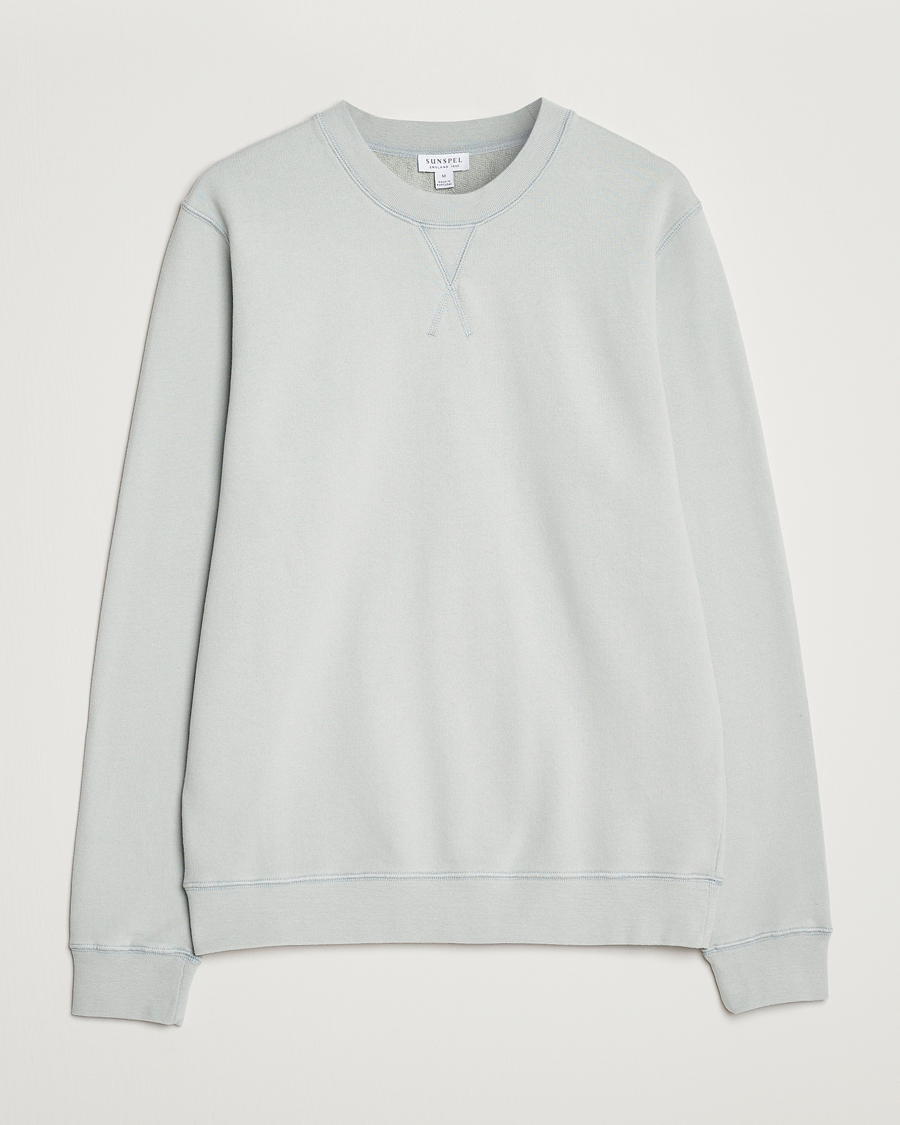 Men | Sweaters & Knitwear | Sunspel | Loopback Sweatshirt Laurel