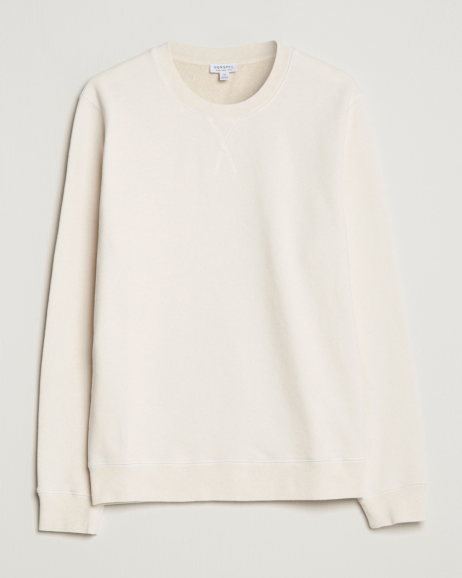 Men | Sweaters & Knitwear | Sunspel | Loopback Sweatshirt Undyed