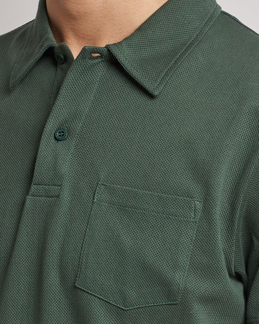 Men | Polo Shirts | Sunspel | Riviera Polo Shirt Dark Green