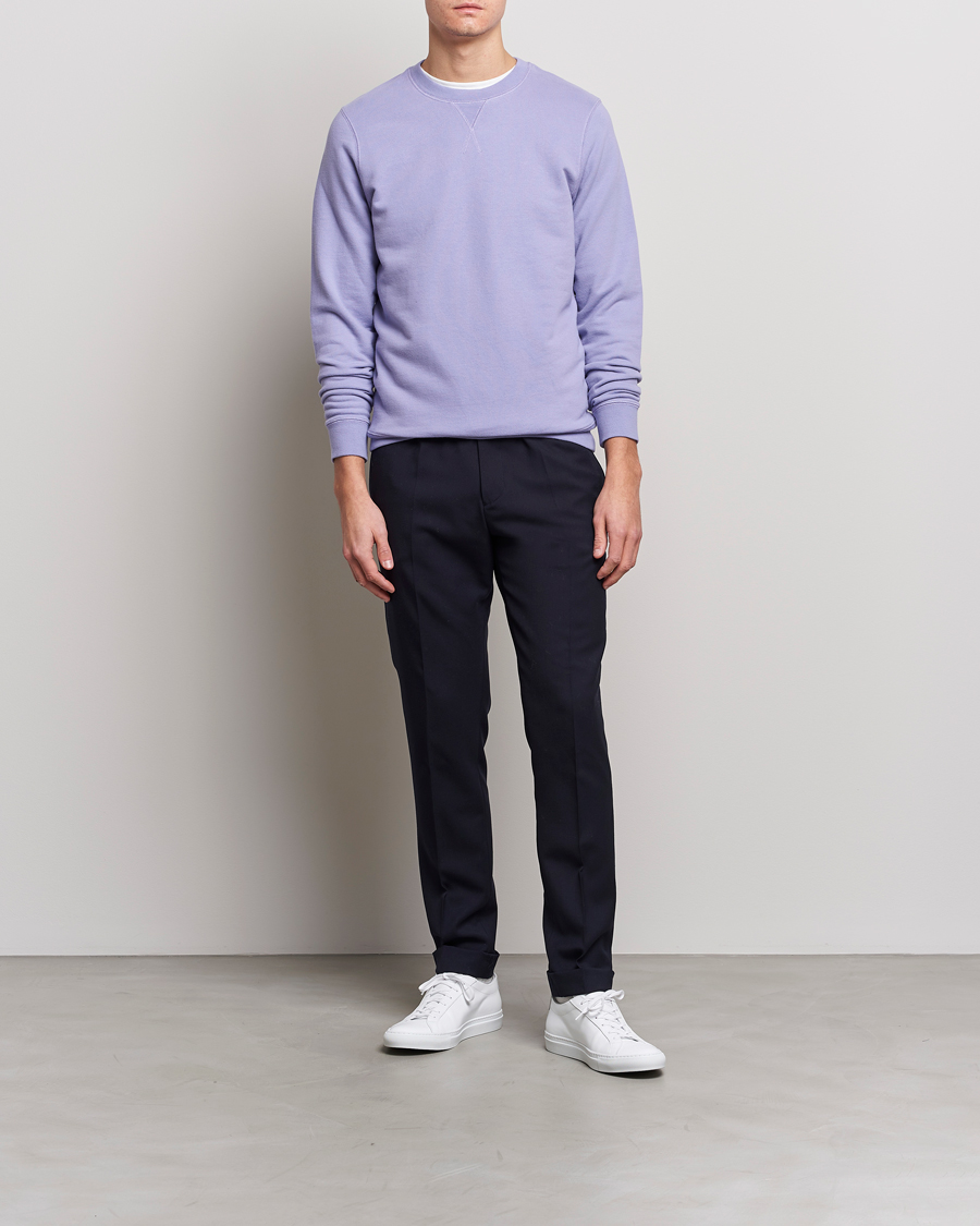 Men | Sweaters & Knitwear | Sunspel | Loopback Sweatshirt Heather