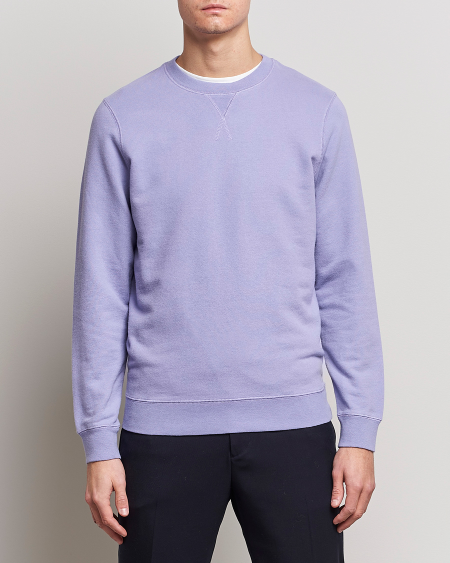 Men | Sweaters & Knitwear | Sunspel | Loopback Sweatshirt Heather