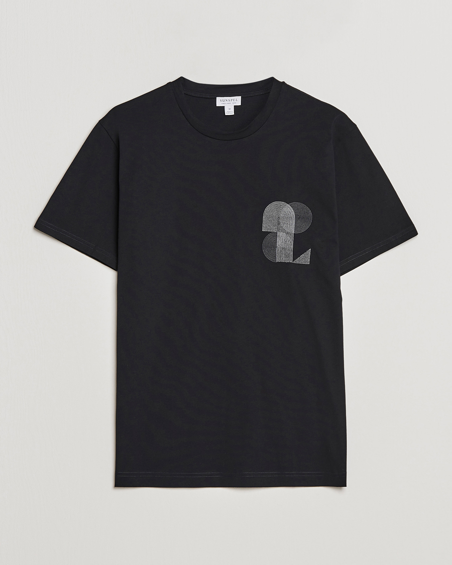 Men | T-Shirts | Sunspel | Craig Ward Colab Riviera T-Shirt Black
