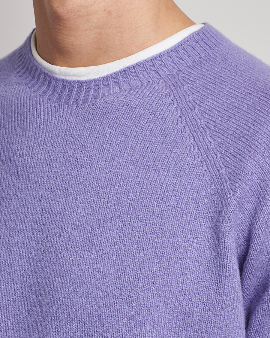 Men | Sweaters & Knitwear | Sunspel | Lambswool Crewneck Heather