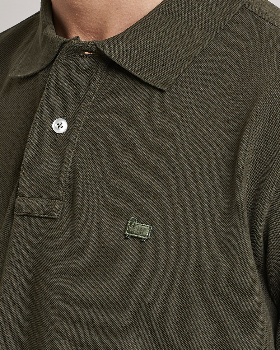 Men | Polo Shirts | Woolrich | Classic American Polo Dark Green
