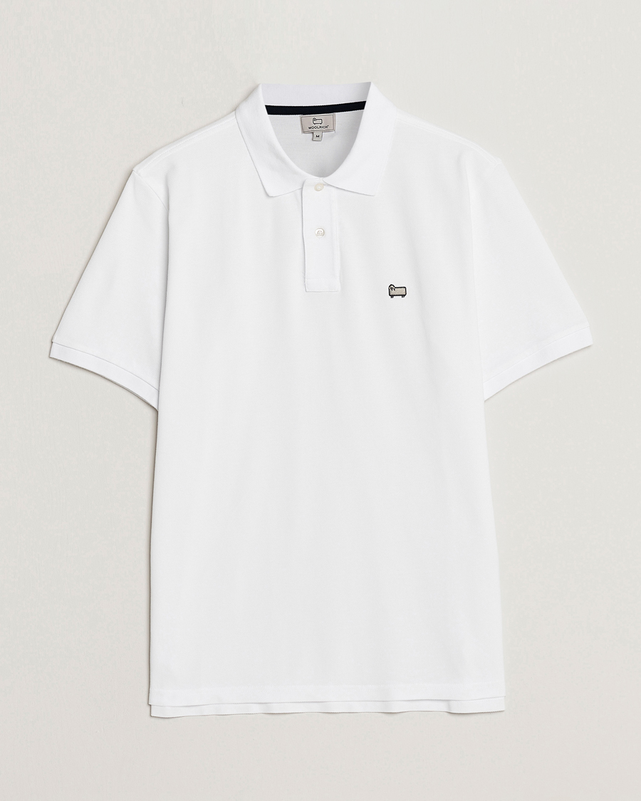 Men | Polo Shirts | Woolrich | Classic American Polo Bright White