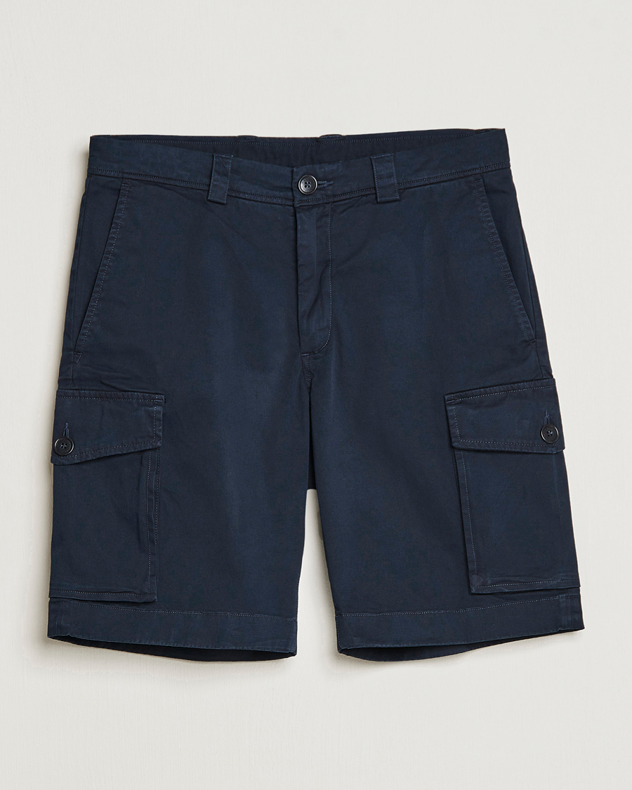 Men | Shorts | Woolrich | Classic Cargo Shorts Melton Blue