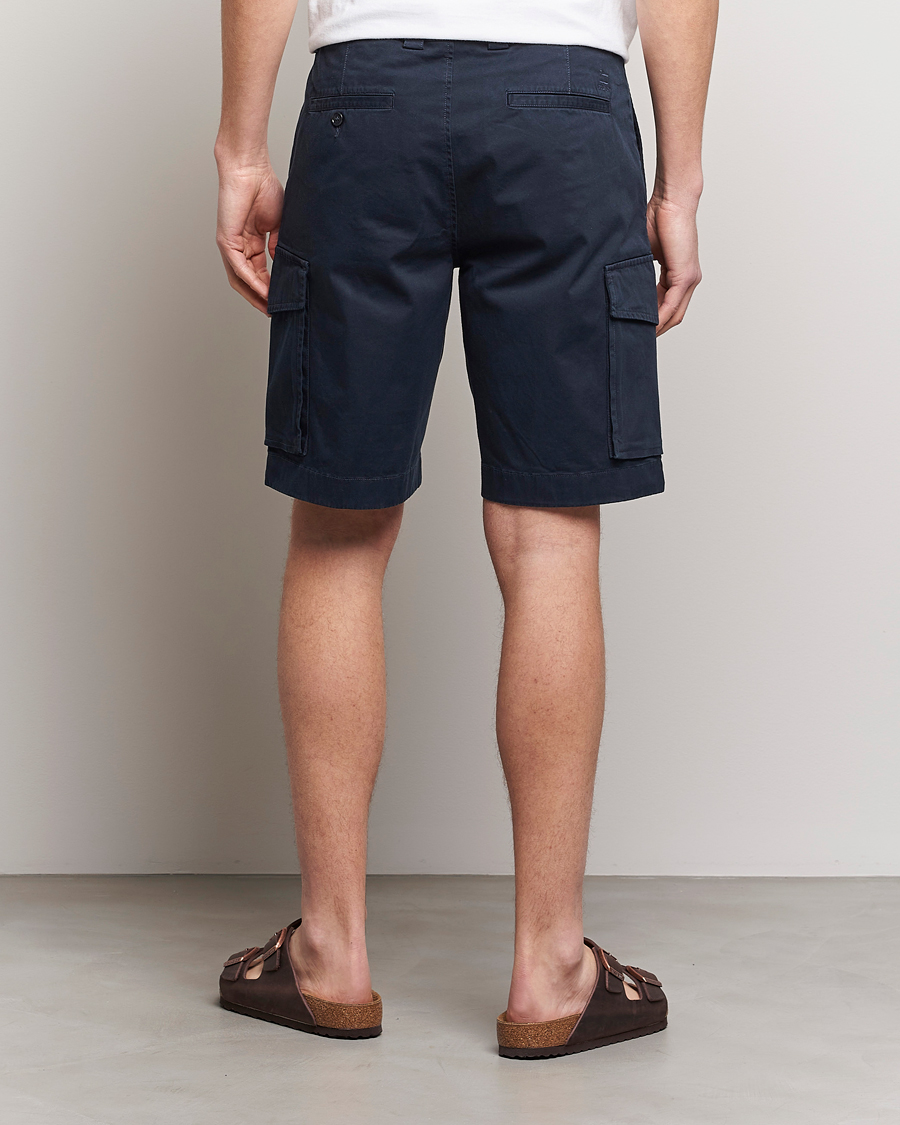 Men | Shorts | Woolrich | Classic Cargo Shorts Melton Blue