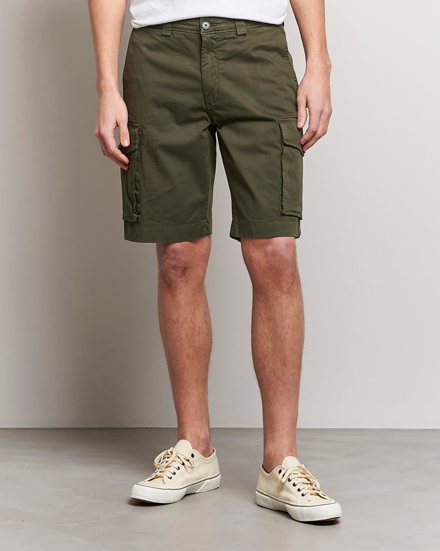 Men | Cargo Shorts | Woolrich | Classic Cargo Shorts Dark Green