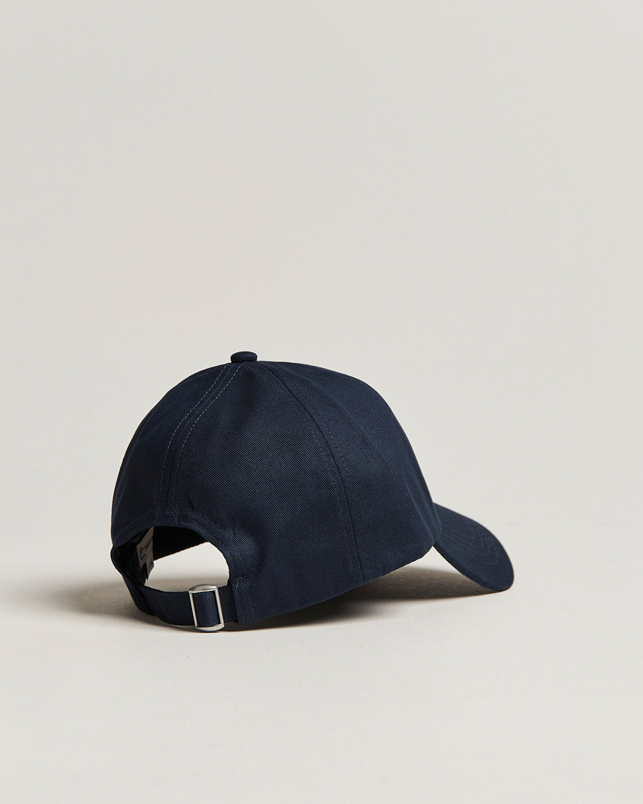 Men | Woolrich Logo Baseball Cap Melton Blue | Woolrich | Logo Baseball Cap Melton Blue